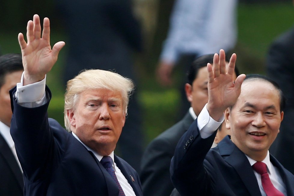 Donald Trump na návštěvě Vietnamu