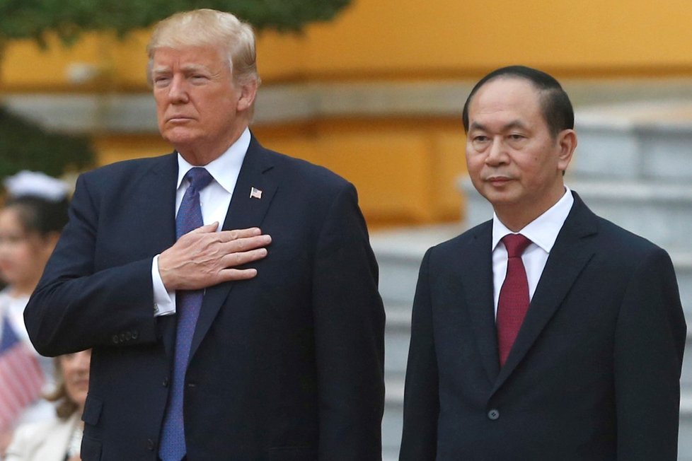 Donald Trump na návštěvě Vietnamu