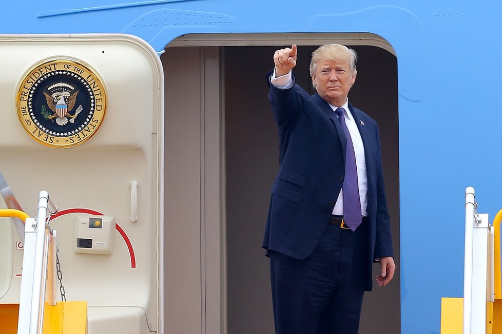 Donald Trump na návštěvě Vietnamu