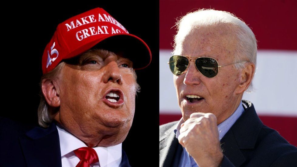 Donald Trump a Joe Biden - rivalové ve volbě prezidenta USA v roce 2020