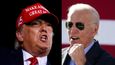 Donald Trump a Joe Biden - rivalové ve volbě prezident USA v roce 2020.