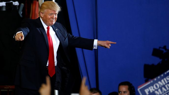 Trump vystoupil před svými příznivci v pensylvánském Harrisburgu. Trump vystoupil před svými příznivci v pensylvánském Harrisburgu.