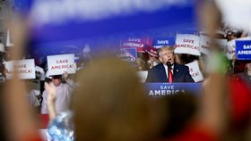 Donald Trump na mítinku v Ohiu (17. 9. 2022)