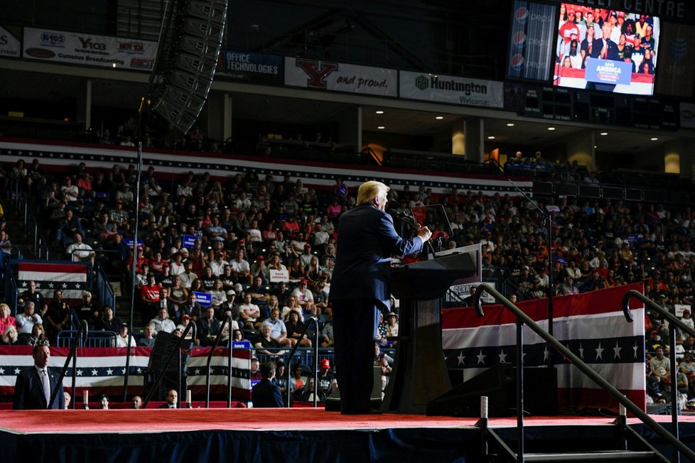 Trumpovi stoupenci v Ohiu