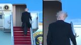 Vítr ve vlasech odhalil Trumpův problém: Přehazovačka skrývá plešku 