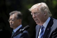 Trumpovi došla s KLDR trpělivost: USA začnou jednat, řekl v Bílém domě