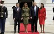 Donald Trump,  Mauricio Macri a jejich první dámy.