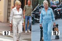 Ivana Trump bez make-upu v St. Tropez: Jiná teplákovka, ale lodičky, rolexky a kabelka od Diora zůstávají!