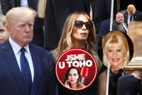 Pohřeb Ivany Trumpové (†73) očima reportérky přímo z New Yorku: Zpoždění, šok z ledové Melanie a zlatá rakev!