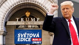 Trump a jeho hotel.