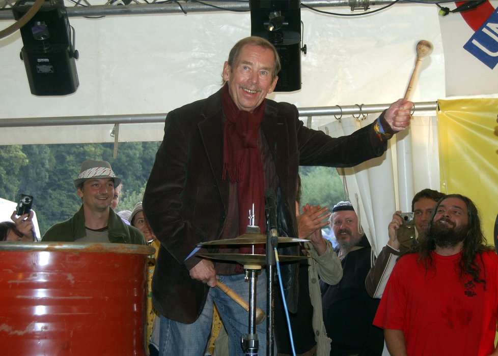 Václav Havel na trutnovském hudebním festivalu