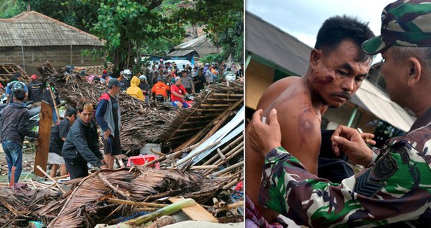 „Všechno zčernalo.“ Lidé popsali dramatický útěk před tsunami, zemřeli i na pláži