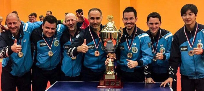 Stolní tenisté TTC Ostrava 2016 vybojovali mistrovský titul. Ve finále porazili Františkovy Lázně 3:0 na zápasy