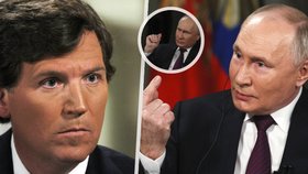 Co o ruském prezidentovi Vladimiru Putinovi prozradila řeč těla během jeho rozhovoru s Tuckerem Carlsonem?