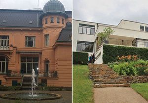 Zahrady slavných brněnských vil Tugendhat a Löw-Beer jsou nově  volně přístupné a bez placení!
