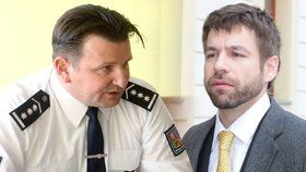 Policejní prezident Tomáš Tuhý (vlevo) a ministr spravedlnosti Robert Pelikán