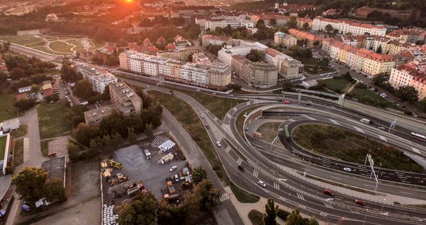 Vjezd do tunelu Blanka