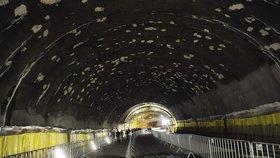 Část tunelu Blanka byla otevřena pro veřejnost.