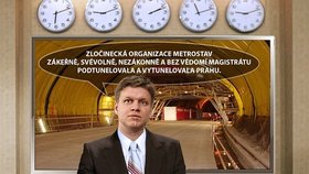 Pražský primátor Hudeček řešil např. problémy kvůli tunelu Blanka