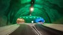 Součástí podmořského tunelu na Faerských ostrovech je i designový kruhový objezd. Jeho autorem je umělec Tróndur Patursson.