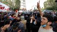 V Tunisu se dnes uskutečnily největší protivládní protesty za poslední roky.