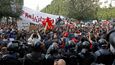 V Tunisu se dnes uskutečnily největší protivládní protesty za poslední roky.