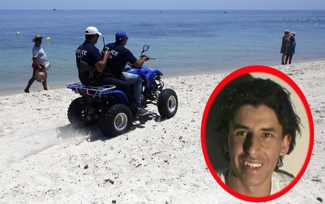 Atentátník Seifeddine Yacoubi (†23) zastřelil na pláži v Sousse 38 turistů.