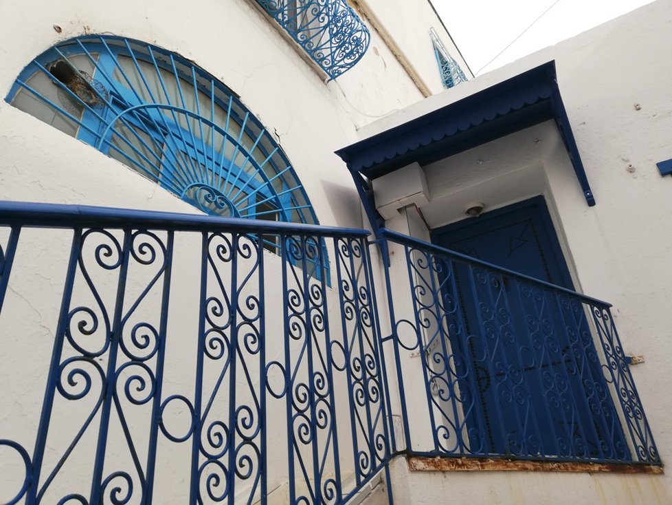 Nejlepší místo na romantiku je v Sidi Bou Said, modrobílém městečku ze 13. století.