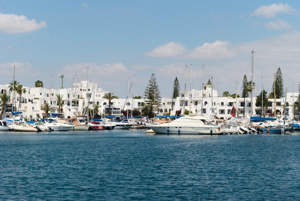 Přístav Port El Kantaoui u Sousse