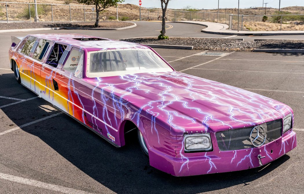 Turbojet-Powered Mercedes-Benz Limousine Dragster