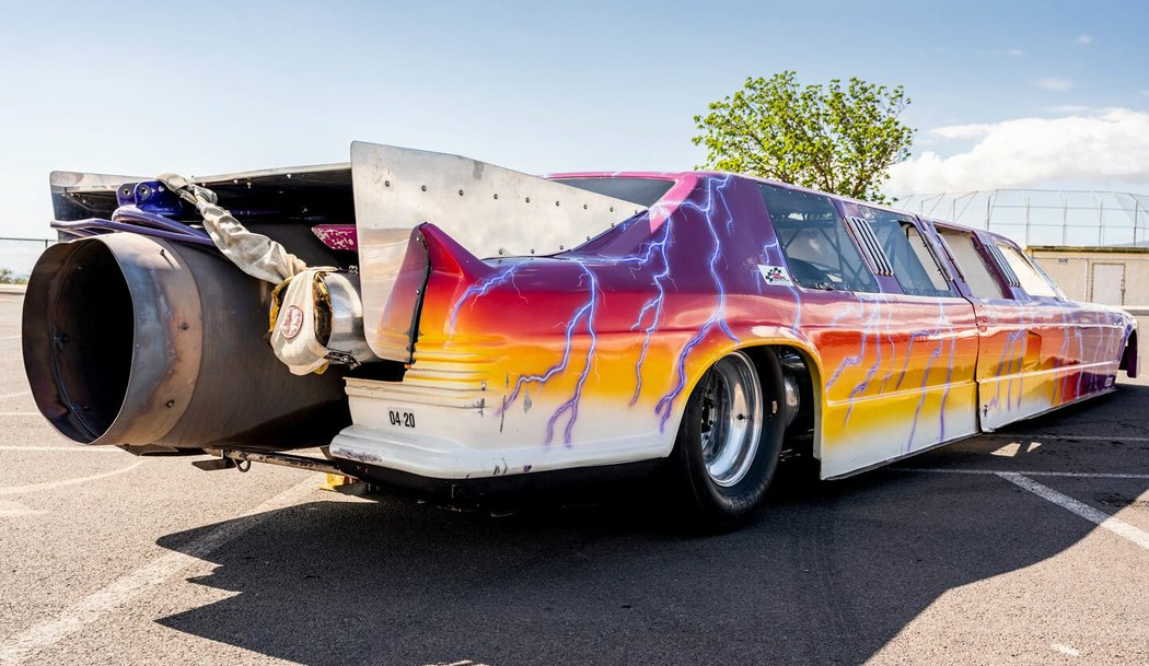 Turbojet-Powered Mercedes-Benz Limousine Dragster