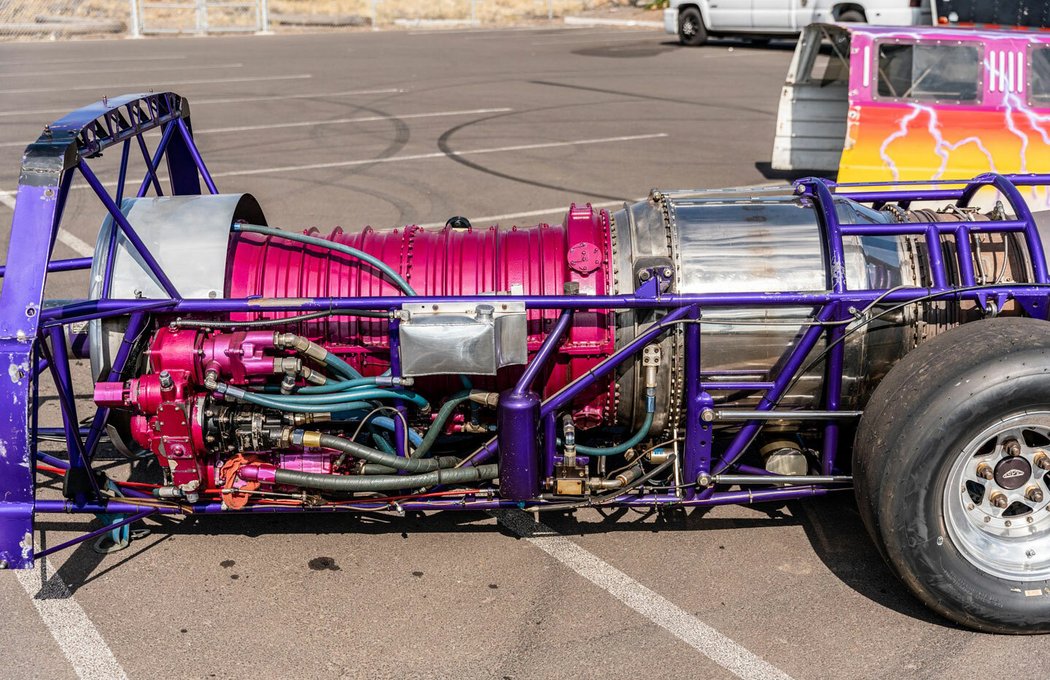 Turbojet-Powered Mercedes-Benz Limousine Dragster