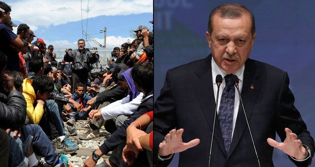 „Otevřeme hranice pro uprchlíky,“ pohrozil Erdogan i Čechům 