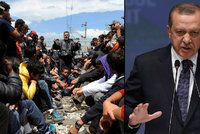 Erdogan přikládá EU „nůž na krk“: Zrušte víza, nebo uprchlíky nepřijmeme
