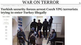Zadrženou Česku vede turecká policie.