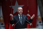 Turecký prezident Recep Tayyip Erdogan (10. 10. 2019)