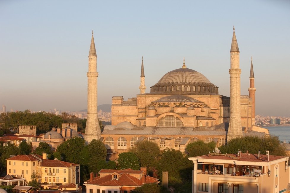 Turecký chrám Hagia Sofia