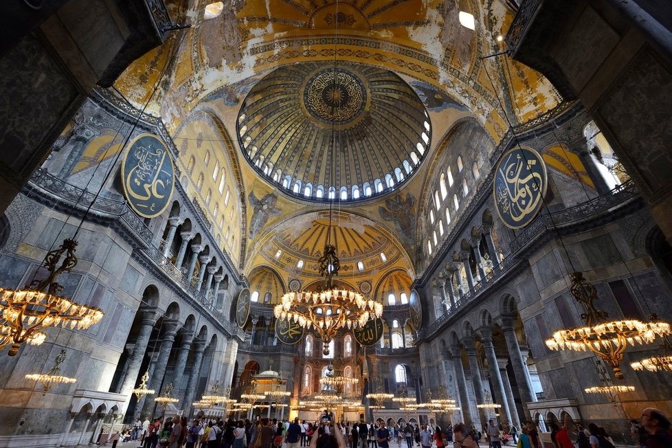 Turecký chrám Hagia Sofia