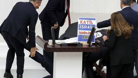 Turecký poslanec Hasan Bitmez utrpěl srdeční příhodu přímo na plénu, když hrozil Izraeli Alláhovým hněvem (12.12.2023)