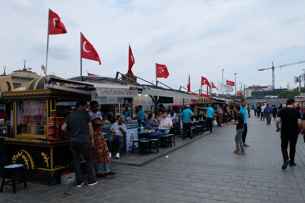 Istanbul - evropská část města.