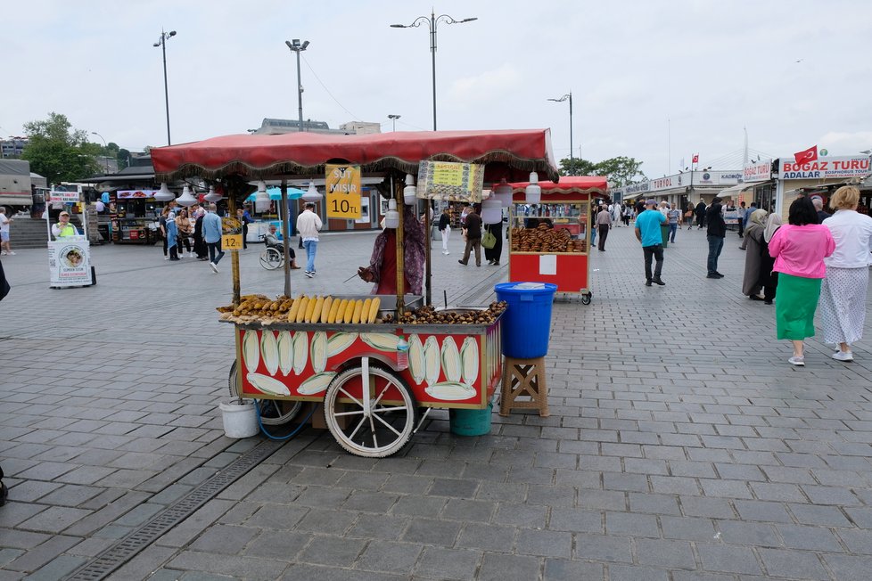 Istanbul - evropská část města.