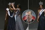 Turecké miss sebrali korunku, zesměšnila Erdoganovy mučedníky.