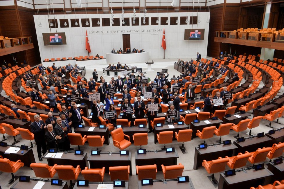 Turecký parlament.