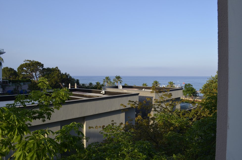 Pohled z hotelu Kilikya resort