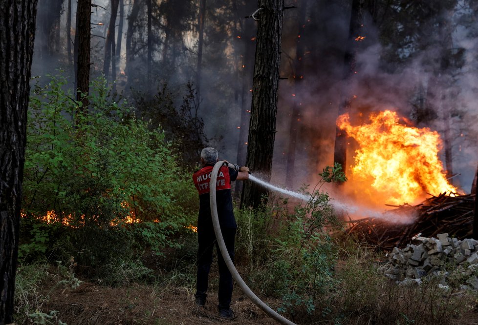 Turecko sužují rozsáhlé požáry (31. 7. 2021).