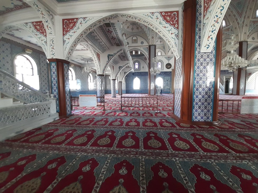 Mešita v tureckém městě Manavgat