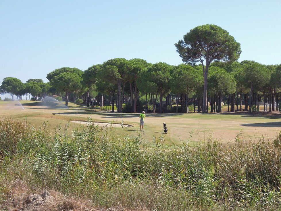 Golfové hřiště v Beleku nedaleko Side.