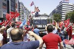 Stoupenci Erdogana v ulicích Ankary