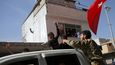 Turecká vojenská akce v Sýrii: Vítání tureckých vojsk na tureckých hranicích