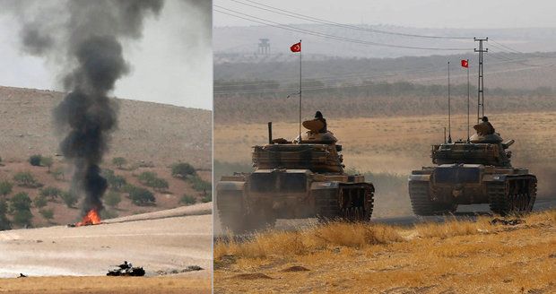 Turci posilují „invazi“ proti Kurdům do Sýrie. ISIS tam použil chemické zbraně